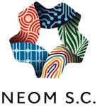 NEOM badge